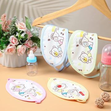 8 Pcs Newborn Infant Belly Wrap Comfort Cotton Umbilical Cord Cover Band Cartoon Soft Baby Belly Band Newborn Navel Belt for Pro