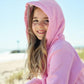 Sammimis Swim Suit Cover Up - Menorca - Kids Beach Towel With Hood, Zipper, Pockets, Long Sleeves & Terry Lining - Boys & Girls