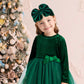 Yanjie Baby Girl Bows Christmas Velvet Baby Headbands Big Baby Bows Wide Head Wrap Hair Accessories For Toddlers Newborn Infants