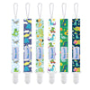 Smlpuame Baby Pacifier Clip For Boys Girl,6 Pack Stylish Binky Clips Strap,Paci Holder With Clips Universal Lightweight Fits Mos