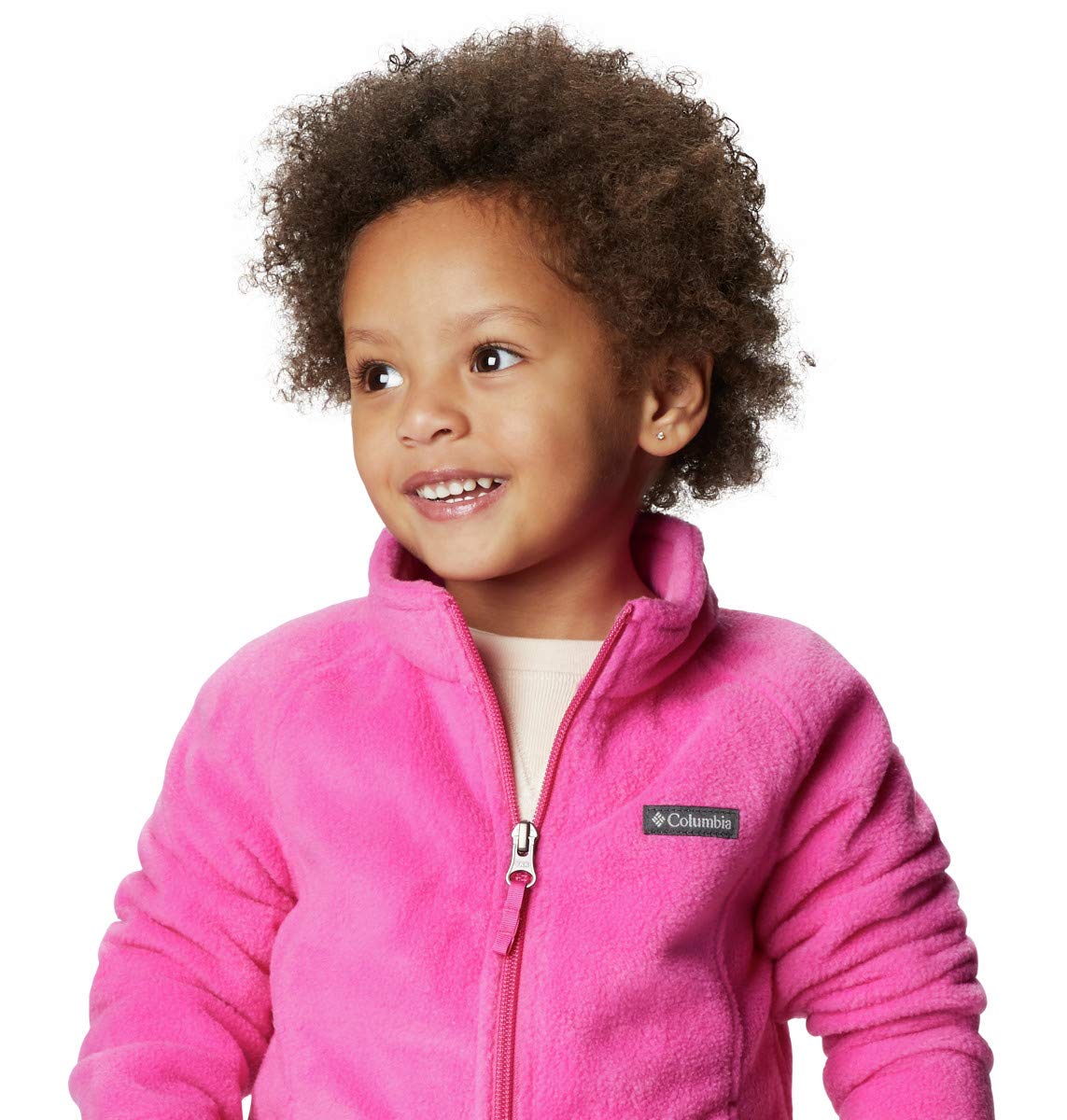 Columbia Unisex-Baby Benton Springs Fleece Jacket, Pink Ice, 12-18 Months