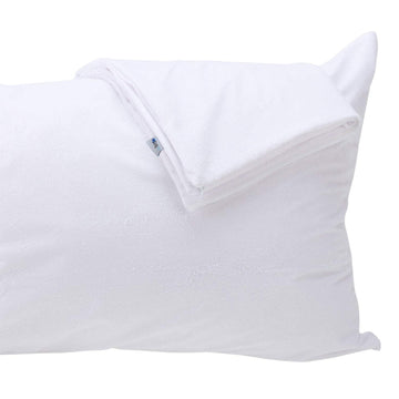 2 Pack Waterproof Feather Proof Toddler Pillow Protectors Drool Proof 13'X18' Or 14'X19' Or 12'X20' Pillow Cover For Baby