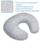 Dilimi Nursing Pillow Cover For Baby Boy And Girl, Ultra Soft Comfortable Stretchy Removable Slipcover For Newborn Breastfeeding