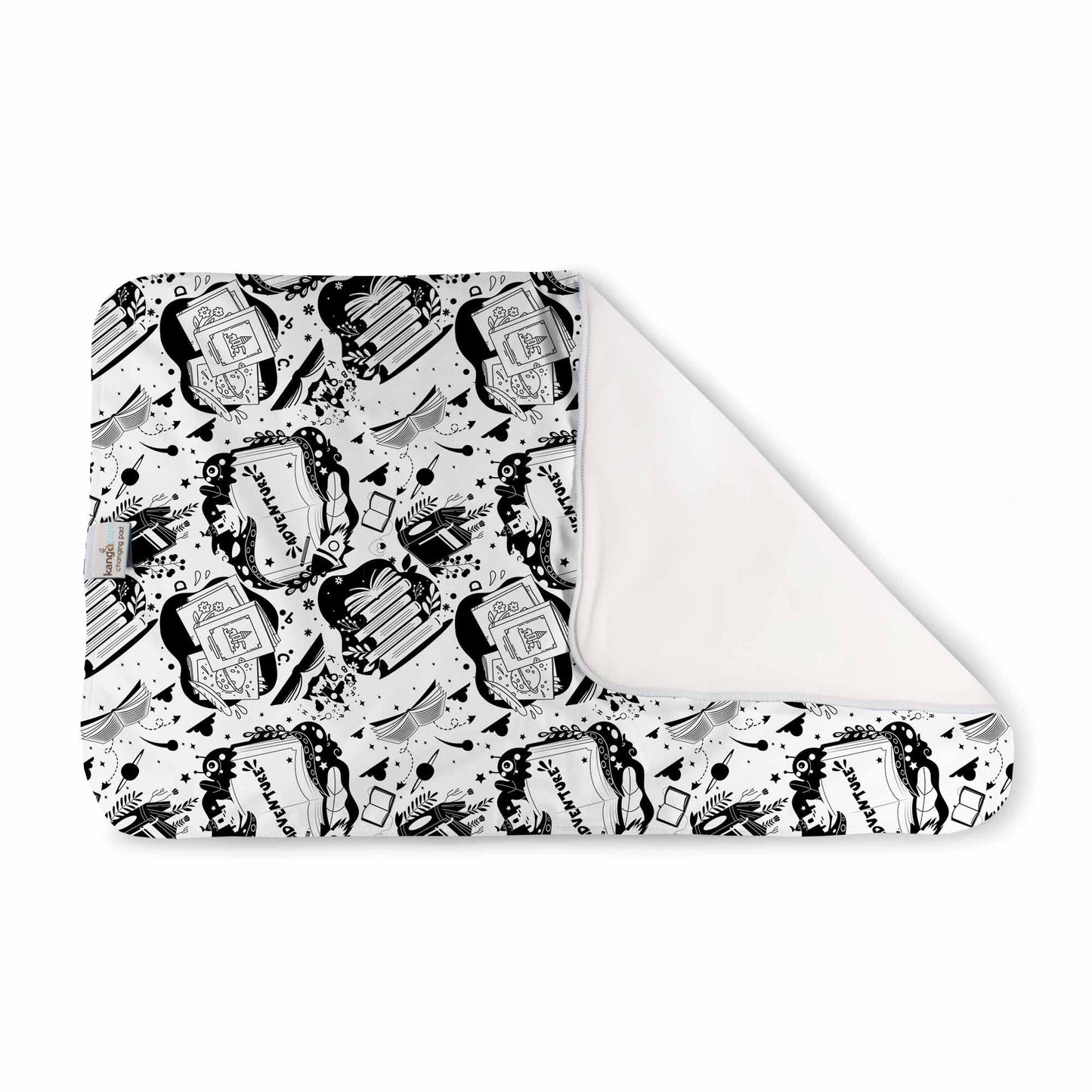 Kanga Care Reusable Absorbent & Waterproof Changing Pad 24 x 15 - Book Club
