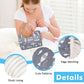 Povkufii Baby Nursing Arm Breastfeeding Pillow Adjustable Nursing Pillow Soft Nursing Arm Pillow Baby Feeding Pillow(Grey Little