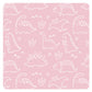 Bapronbaby Dino Friends Blush Splash Mat - Waterproof Catch-All For Under High Chairs, Floors, Tables, Playtime Or Arts & Crafts