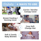 The Worlds Softest 4-In-1 Carseat Canopy & Nursing Cover By Cozybaby. 4 Uses - Baby Car Seat & Stroller Cover, Nursing Cover Bre