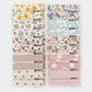 12 Pcs Floral and Solid Baby Hair Clips - 6 Styles Snap Barrettes (2 Each) for Girls & Toddlers, Non-Slip Toddler Hair Clips for