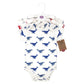 Touched By Nature Unisex Baby Organic Cotton Bodysuits, Mystic Sea Creatures, 12-18 Months