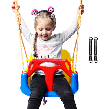 Redswing 3-In-1 Baby Swing Seat, Toddler Swing, Anti-Flip Snug & Secure Detachable Infants To Teens Kids Swing Seat For Outside