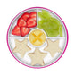 Oxo Tot Stick & Stay Suction Divided Plate - Pink