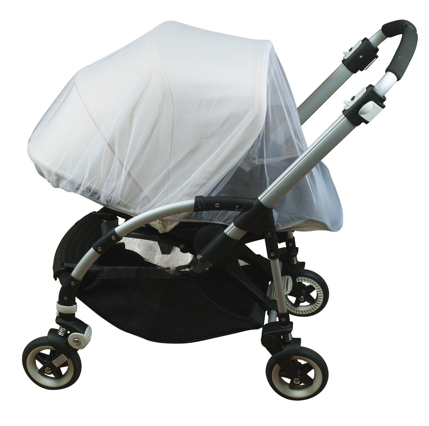 Kidluf Mosquito And Bug Net For Baby Strollers, Bassinets, Cradles And Car Seats - Insect Net Safe Mesh White Buggy Cover For Pu