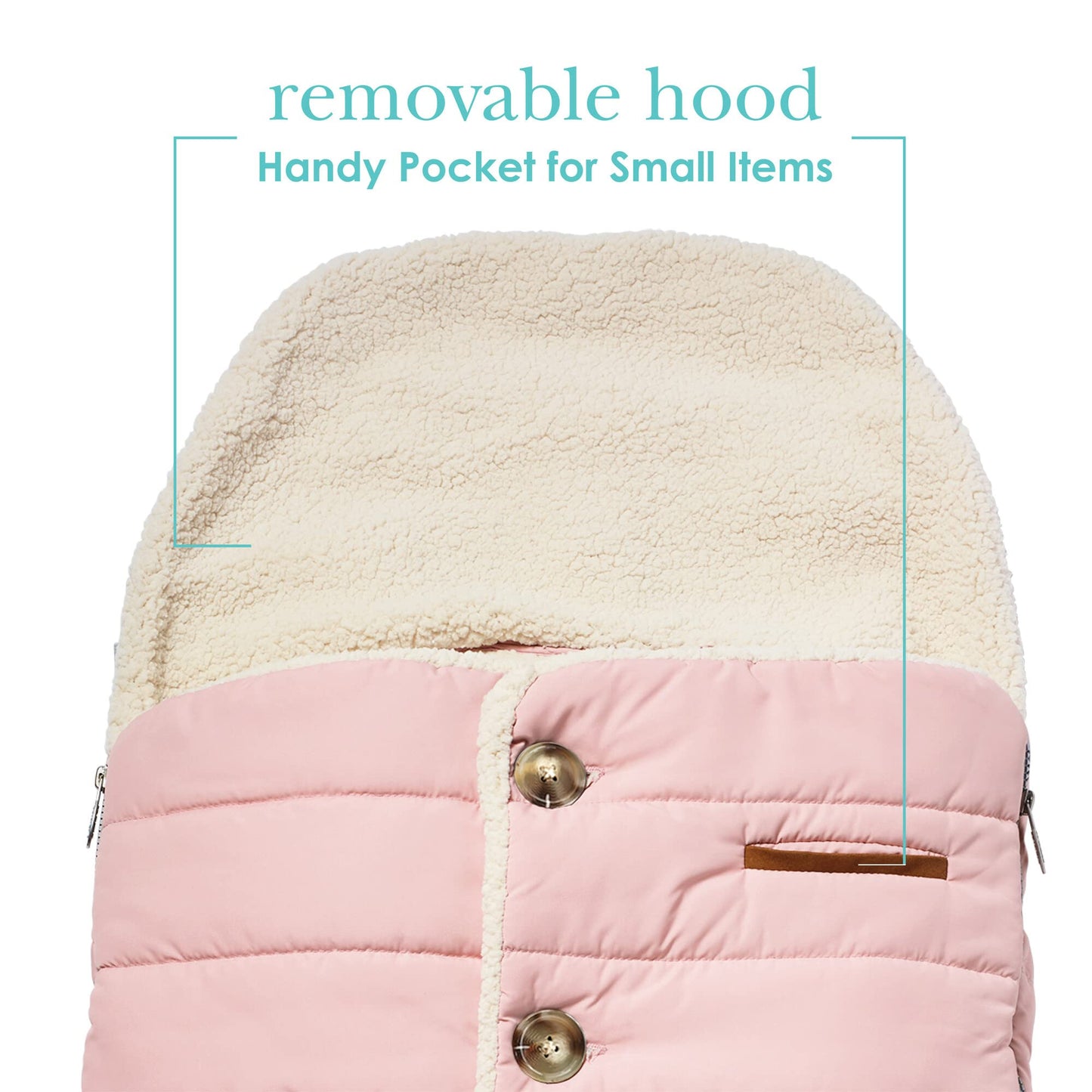 Jj Cole Bundle Me Winter Toddler Car Seat Cover And Bunting Bag - Urban - Weather Resistant Baby Carrier Cover - Stroller Access