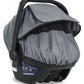 Britax B-Covered All-Weather Infant Car Seat Cover - Upf 50 - Waterproof - Ventilated Mesh Window For Insect Protection , 16X17X