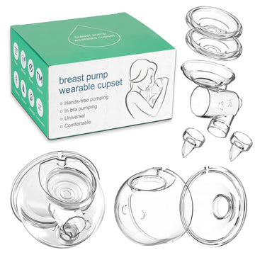 Pdfans Wearable Breast Pump Parts Milk Collector Cup Accessories 24Mm Compatible With Momcozy/Tsrete S9/S10/S12 Pump Replacement