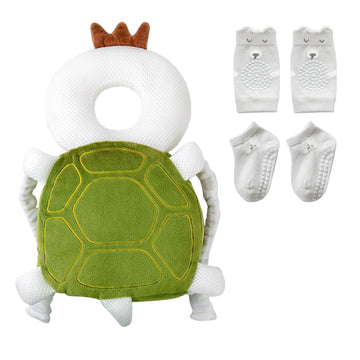 Grnstf Baby Toddler Head Protector, Baby Head Protection Backpack, Adjustable, Lightweight And Breathable (Turtle)