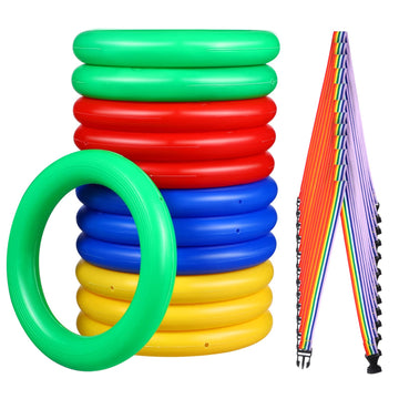 Toddmomy Walking Rope 12Pcs Walking Ropes Preschool Walking Rope With Round Handles Safety Line Transition Rope Anti Lost Walkin