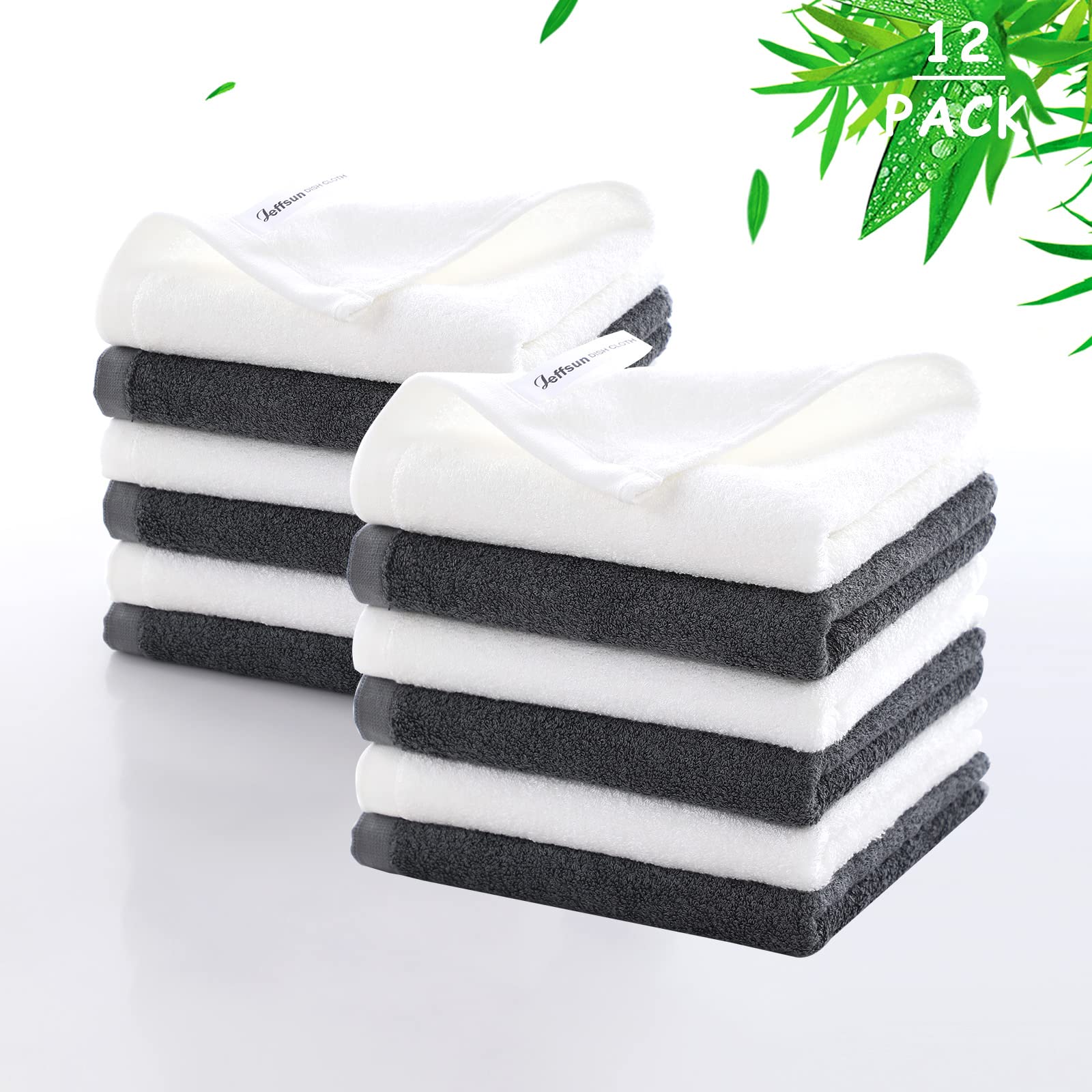 Wash Cloths 12 Pack, Reusable Makeup Eraser Towel, 13X13 Inch Large Washcloths For Face And Body, Super Soft And Skin Friendly F