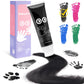 Nabance 2.54 Fl Oz Black Baby Hand And Footprint Friendly Ink Paint, Dog Cat Paw Print Safe Ink, Non-Toxic Acid-Free, Safe Gentl