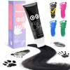 Nabance 2.54 Fl Oz Black Baby Hand And Footprint Friendly Ink Paint, Dog Cat Paw Print Safe Ink, Non-Toxic Acid-Free, Safe Gentl
