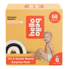 Hello Bello Premium Baby Diapers Size 6 I 17 Count (Pack Of 4) Of Disposable, Extra-Absorbent, Hypoallergenic, And Eco-Friendly