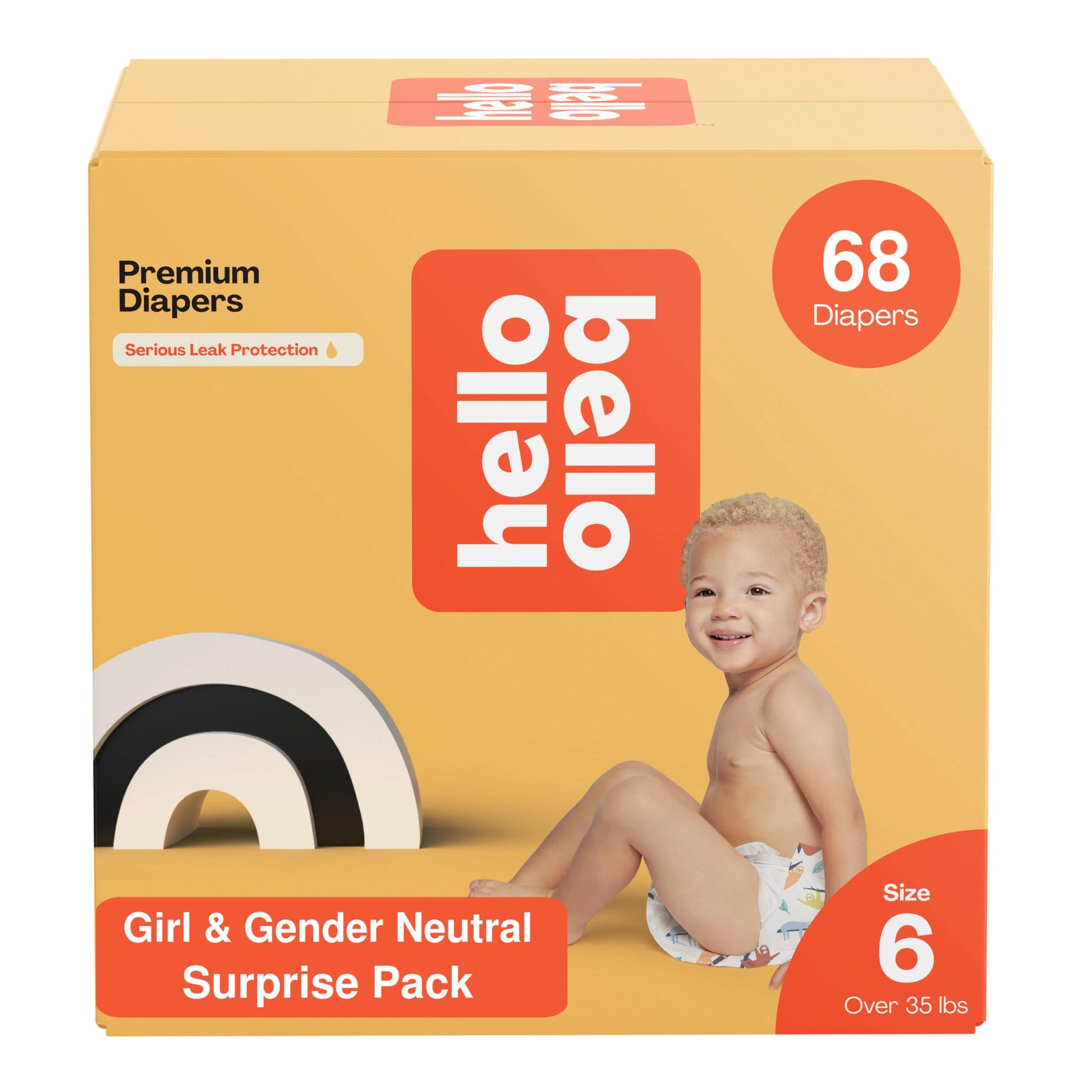 Hello Bello Premium Baby Diapers Size 6 I 17 Count (Pack Of 4) Of Disposable, Extra-Absorbent, Hypoallergenic, And Eco-Friendly