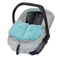 Britax B-Warm Insulated Infant Car Seat Cover, Machine Washable, Arctic Splash