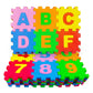 SafeOKid Waterproof Baby Play Mat  DoubleSided Alphabet Learning Mat For Kids | Foldable, NonSlip, Soft Floor Mat For Crawl