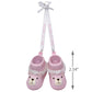 Hallmark Keepsake Christmas Ornament 2019 Year Dated, Baby Girls First Christmas Pink Teddy Bear Booties