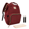 Ramhorn Diaper Backpack Multifunction Travel Backpacks Waterproof Back Pack for Mom, Red