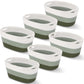 Sawysine 6 Pcs Storage Baskets Bulk for Organizing Cotton Rope Woven Basket with Handles for Gift Cloth Shelves Blanket Toys Liv