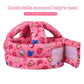 Toraso Baby Helmet & Knee Pads For Crawling & Walking, 6-36 Months, Pink Cotton