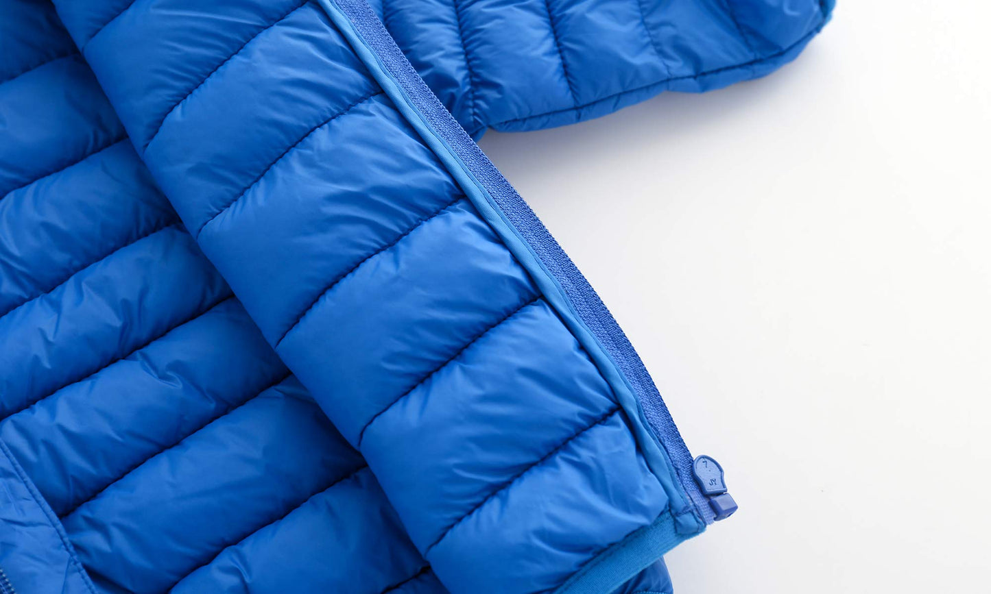 CECORC Winter Coats for Kids with Hoods Light Puffer Jacket for Girls, Boys | Baby, Infants, Toddlers, 12-18 Months,Blue
