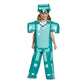 Disguise 65674K Armor Prestige Minecraft Costume, Multicolor, Medium