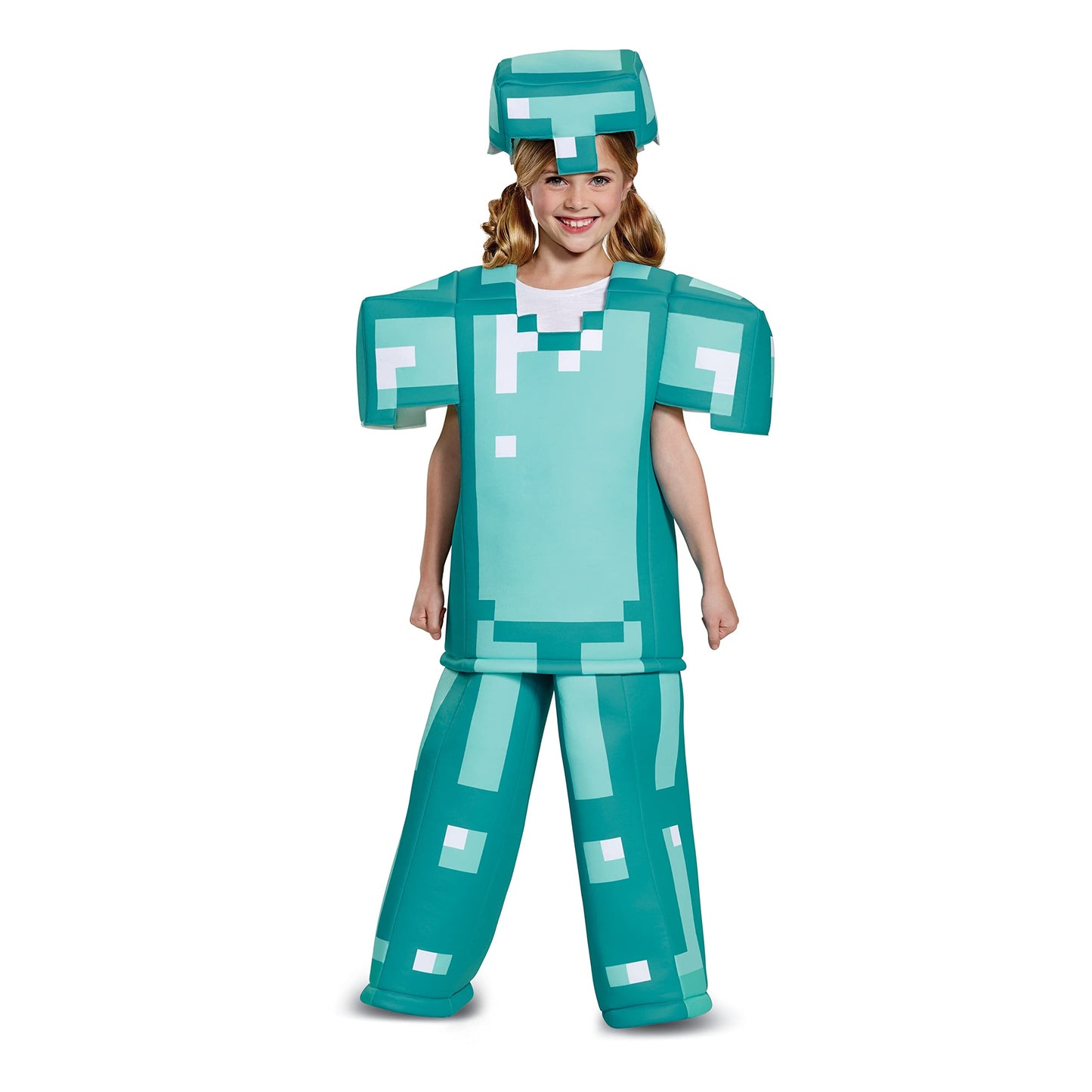 Disguise 65674K Armor Prestige Minecraft Costume, Multicolor, Medium