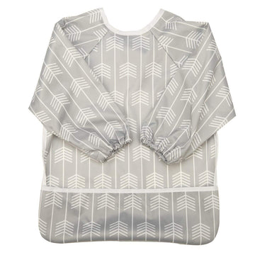 Sigzagor Baby Bib Sleeved Shirt With Pocket 1-3 years old Toddler Painting Drawing (Arrow)