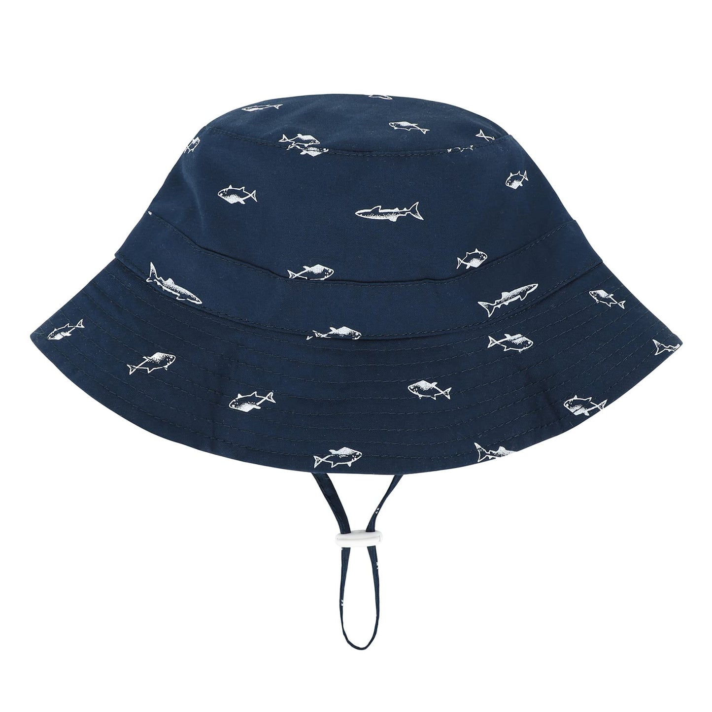 Durio Sun Hat Bucket Hats Wide Brim Summer Hat Sun Protection Beach Hat C Navy Fish 4-8 Years