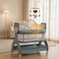 Mee Mee Sweet Love Automatic Electric Cradle With Cot Mobile | BuiltIn Soft Night Lamp | Remote 3Speed Swing | Soothing Music 