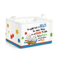 Clastyle Kid Storage Basket Foldable Dr Quotes Book Organizer Bin, 21L