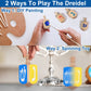Amenon 24 Pack Hanukkah Wooden Dreidel, 3 Inch Blank Natural Wooden Chanukah Dreidel Diy Project Painted For Hanukkah Party Game