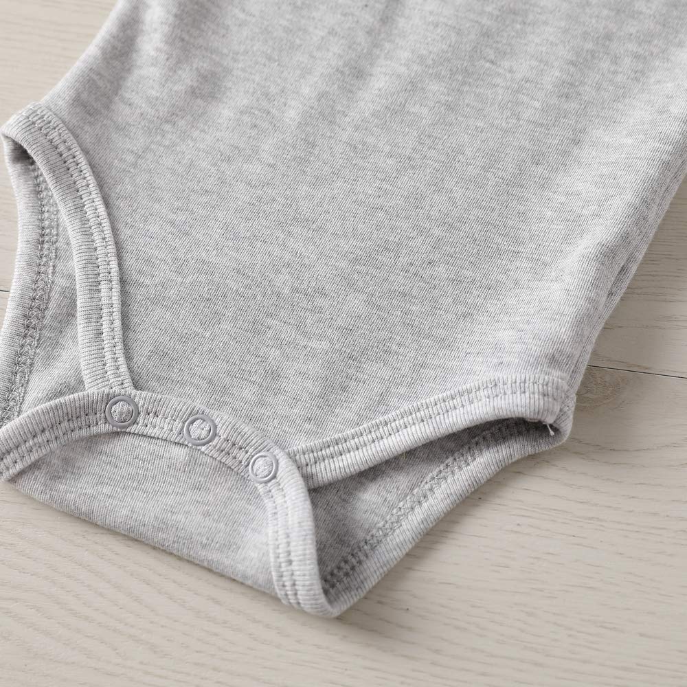 Shlrzy Grandma Gifts Newborn Baby Boy Clothes Funny Baby Bodysuits Gray 0-3Months