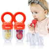 Baby Fruit Feeder by Lovenoobs, Frozen Teething Toys for Babies, 2 Pack, Fruit Pacifier with 6 Teats, BPA/BPS Free, Mesh Teether