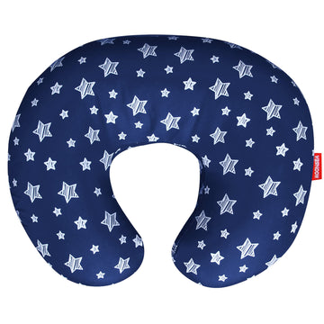 Nursing Pillow Cover Navy For Baby Boys, Snug Fits Boppy Nursing Pillow Slipcovers Super Soft, For Breastfeeding Moms, Navy Star