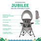 Baby Delight Go With Me Jubilee Deluxe Portable Chair | Indoor And Outdoor | Sun Canopy | Grey