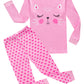 Kikizye Cat Baby Girls Long Sleeve Pajama Sets 100% Cotton Pjs Infant Size 18-24 Mothes