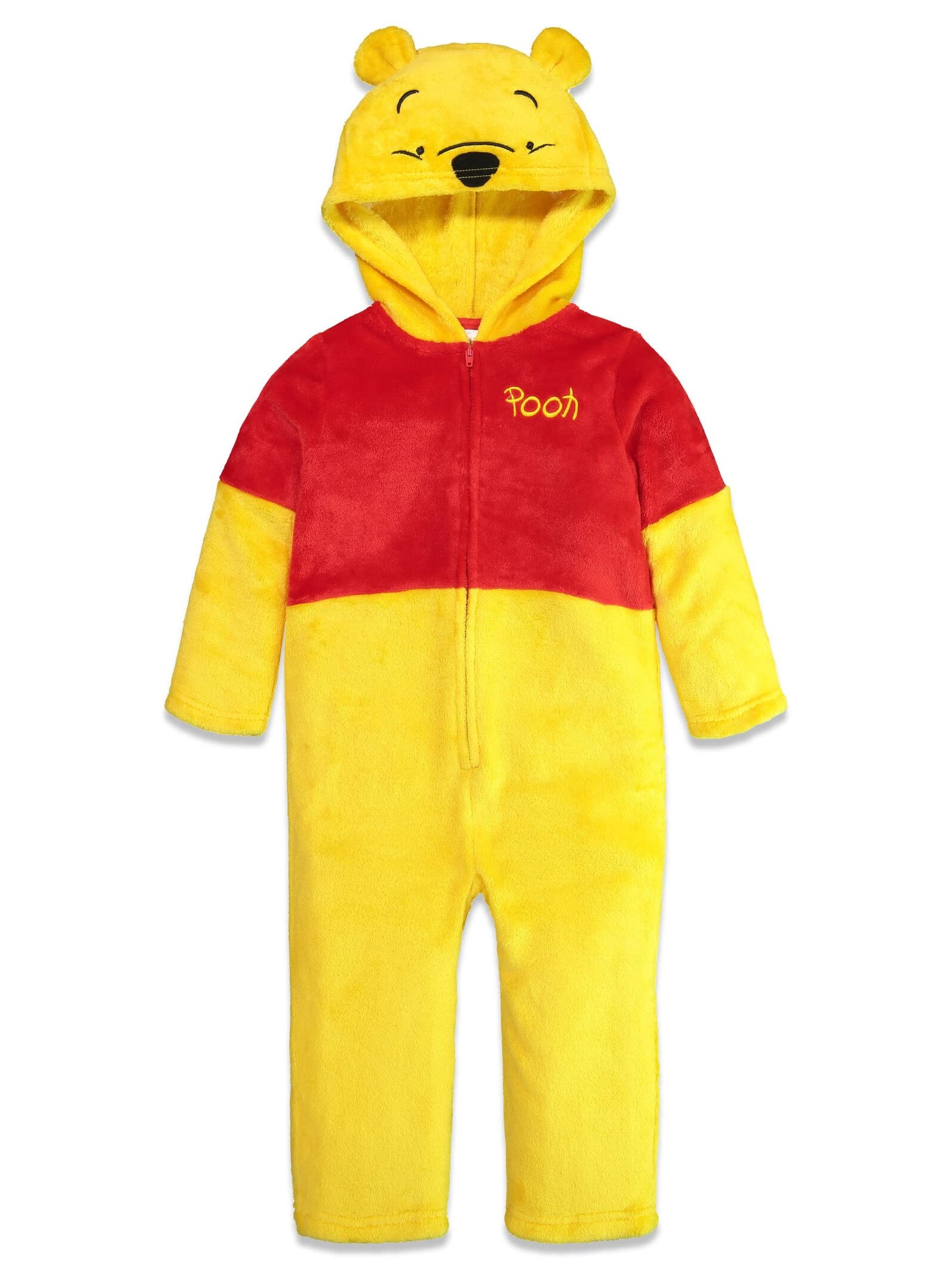 Disney Winnie The Pooh Toddler Boys Fleece Zip Up Coverall 5T