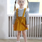 Younger Star Toddler Baby Girl Fall Outfits Long Sleeve T-Shirt Top Suspender Skirt Overalls Toddler Girls Clothing Sets(2-3T,Ye