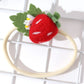 Agkvw Strawberry Hairband - Felt Strawberry Headband For Baby Girls, 1St Birthday Decorations, Baby Headband For New Born Shooti