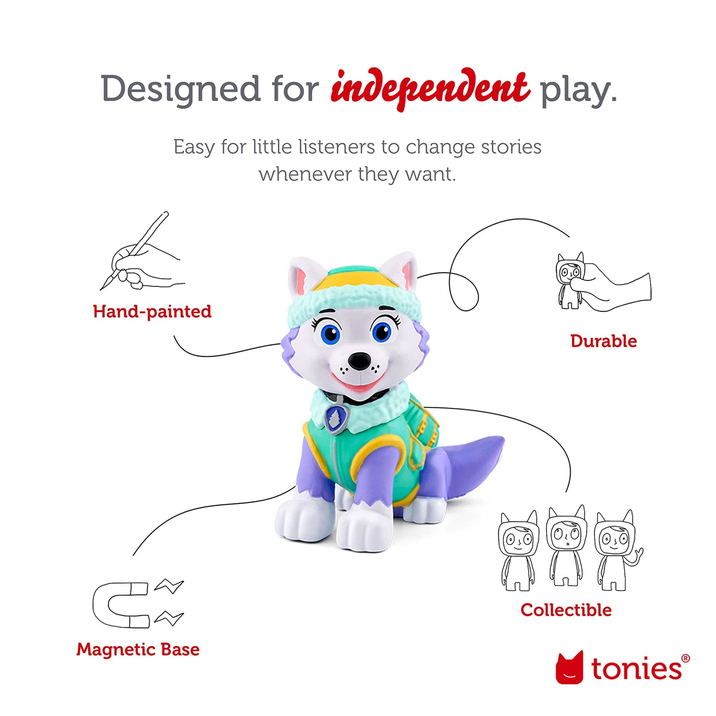 Tonies Everest Audio Play Character from Paw Patrol