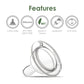 Maymom Silicone Nipple Slow Flow, 4Pc; Compatible With Spectra/Motif Luna/Maymom Widemouth Bottles